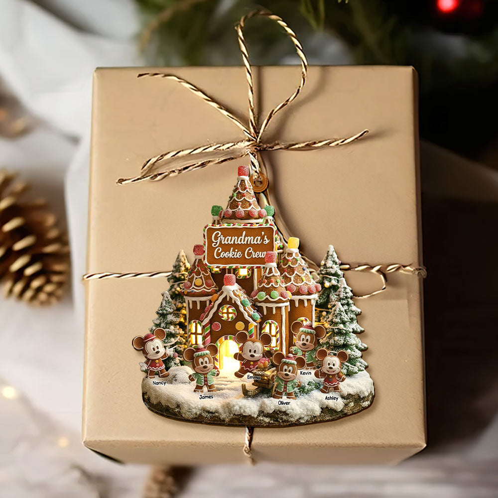 Grandma's Cookie Crew Ornament - Personalized Gifts For Grandma 02tgti160925-Homacus