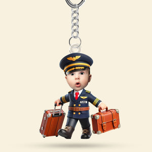 Custom Photo Gifts For Pilot Baby Keychain 01ohti061224-Homacus