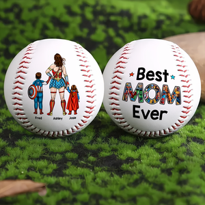 Powerful Mom And Kids Baseball - Personalized Gift For Mother's Day Baseball 01ACHU240426PA-Homacus