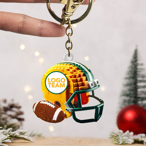 Personalized Gifts For American Football Lover Keychain 02huti291124-Homacus