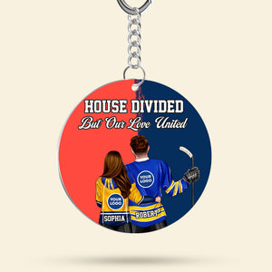 Personalized Gifts For Hockey Couple Keychain 04huti240125-Homacus