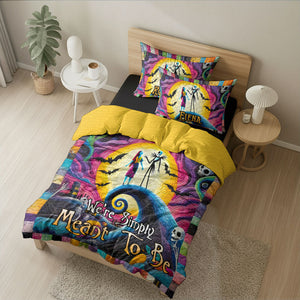 Personalized Gifts For Horror Couple Quilt Bedding Set 07tgti100125-Homacus