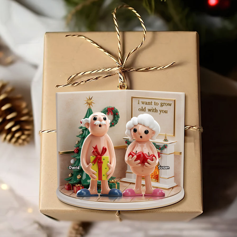 Personalized Gifts For Old Couple Christmas Ornament 04nati221025-Homacus