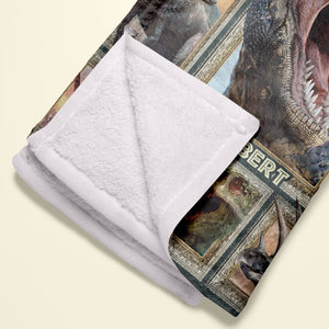 Personalized Gifts For Dinosaur Lover Blanket 03qhti271224-Homacus