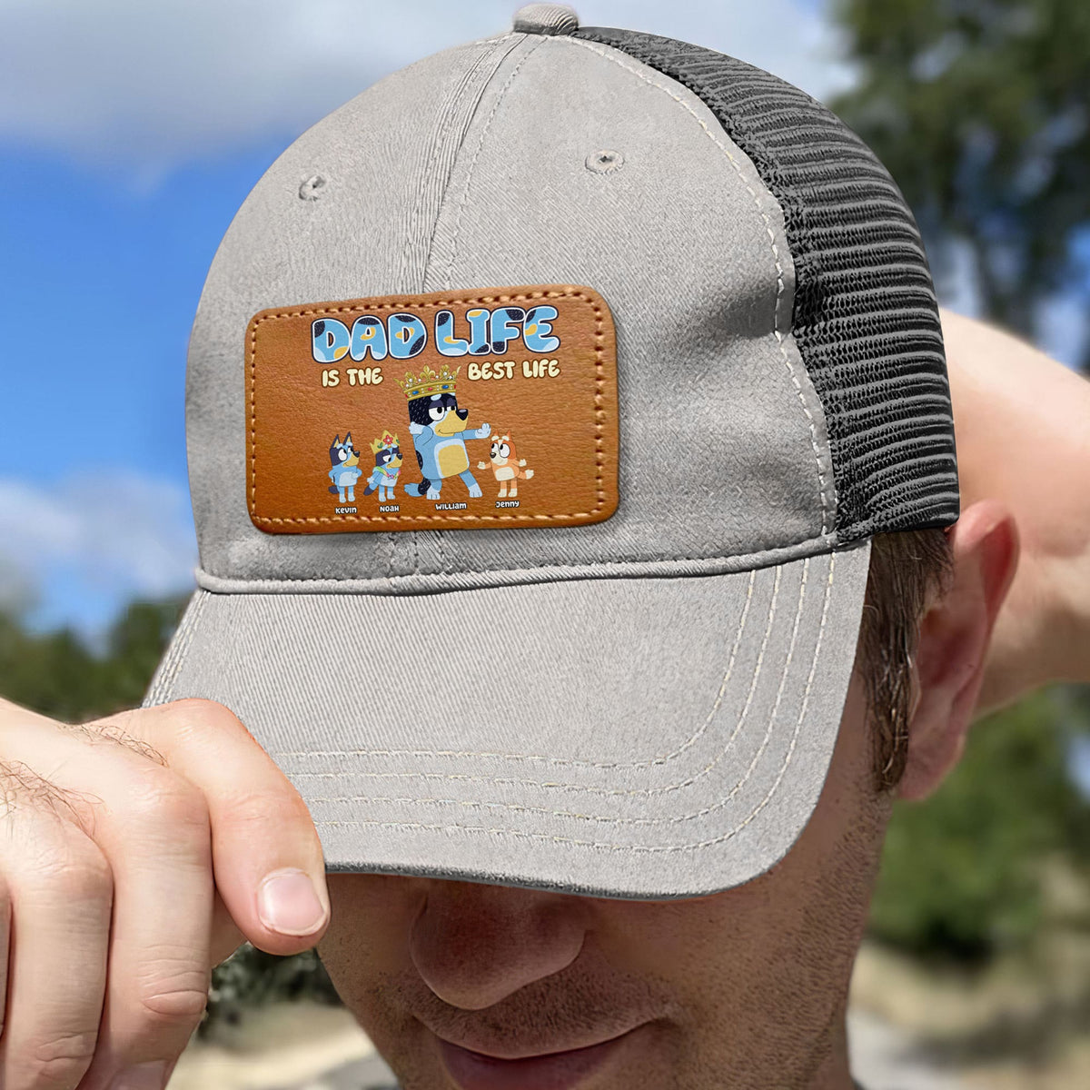 Dog Dad Trucker Hat - Personalized Gifts For Father 01KATI310524-Homacus