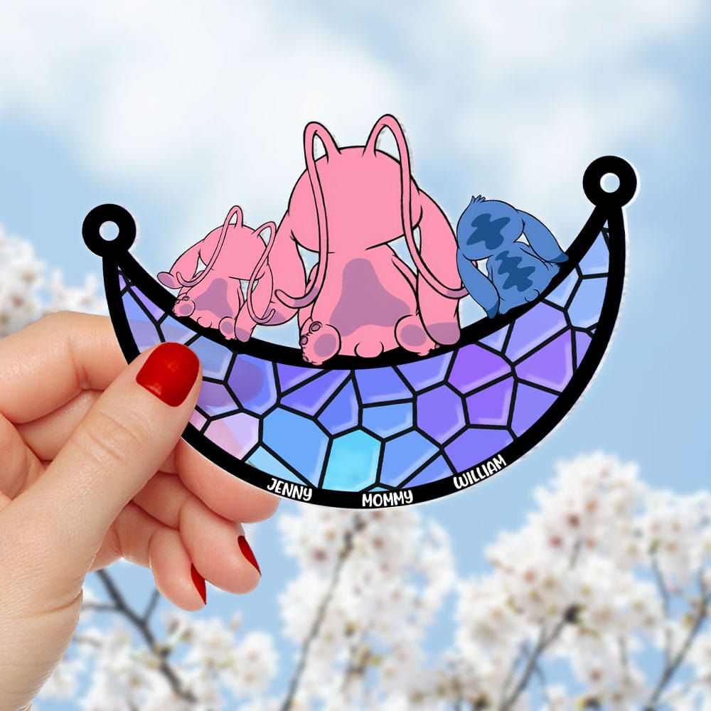 Personalized Gifts For Mom Suncatcher Ornament 04OHTI260424-Homacus