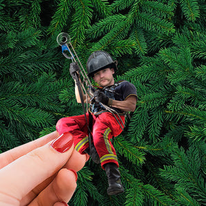 Custom Photo Gift For Firefighter Ornament, Firefighter Hanging 02qhti261124-Homacus