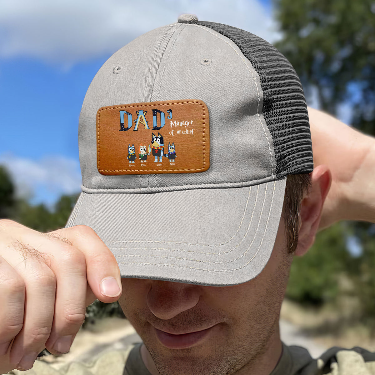 Dog Dad Trucker Hat - Personalized Gifts For Father 04HUTI200524-Homacus