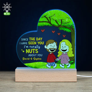 Personalized Gifts For Couple LED Light Since The Day I Have Seen You 04DNDT270223HH-Homacus