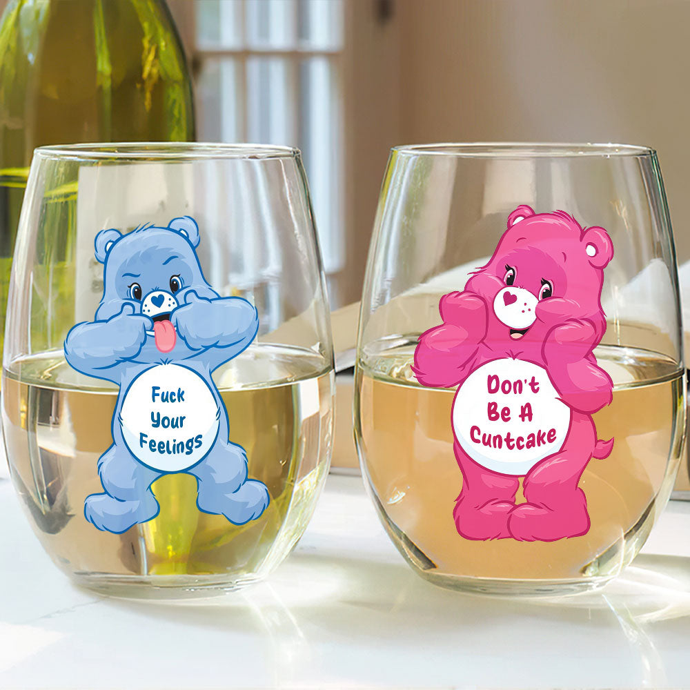 Personalized Gifts For Movie Lover Glass Egg Cup Cute Bears 03HUTI231124