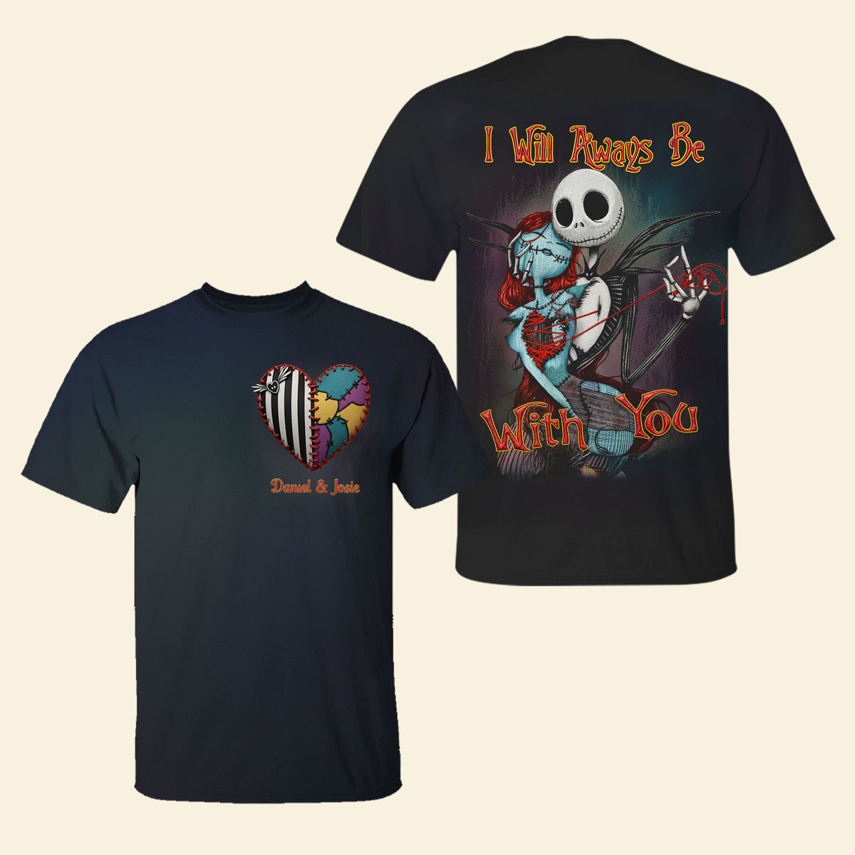 Romantic Couple 3D Shirt - Personalized Gifts For Couples 01huti311225-Homacus