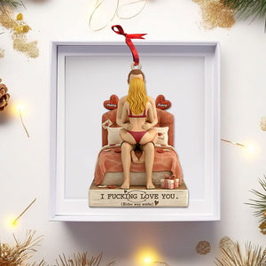 Naughty Couple Christmas Ornament - Personalized Gifts For Couple 01ohti221125-Homacus