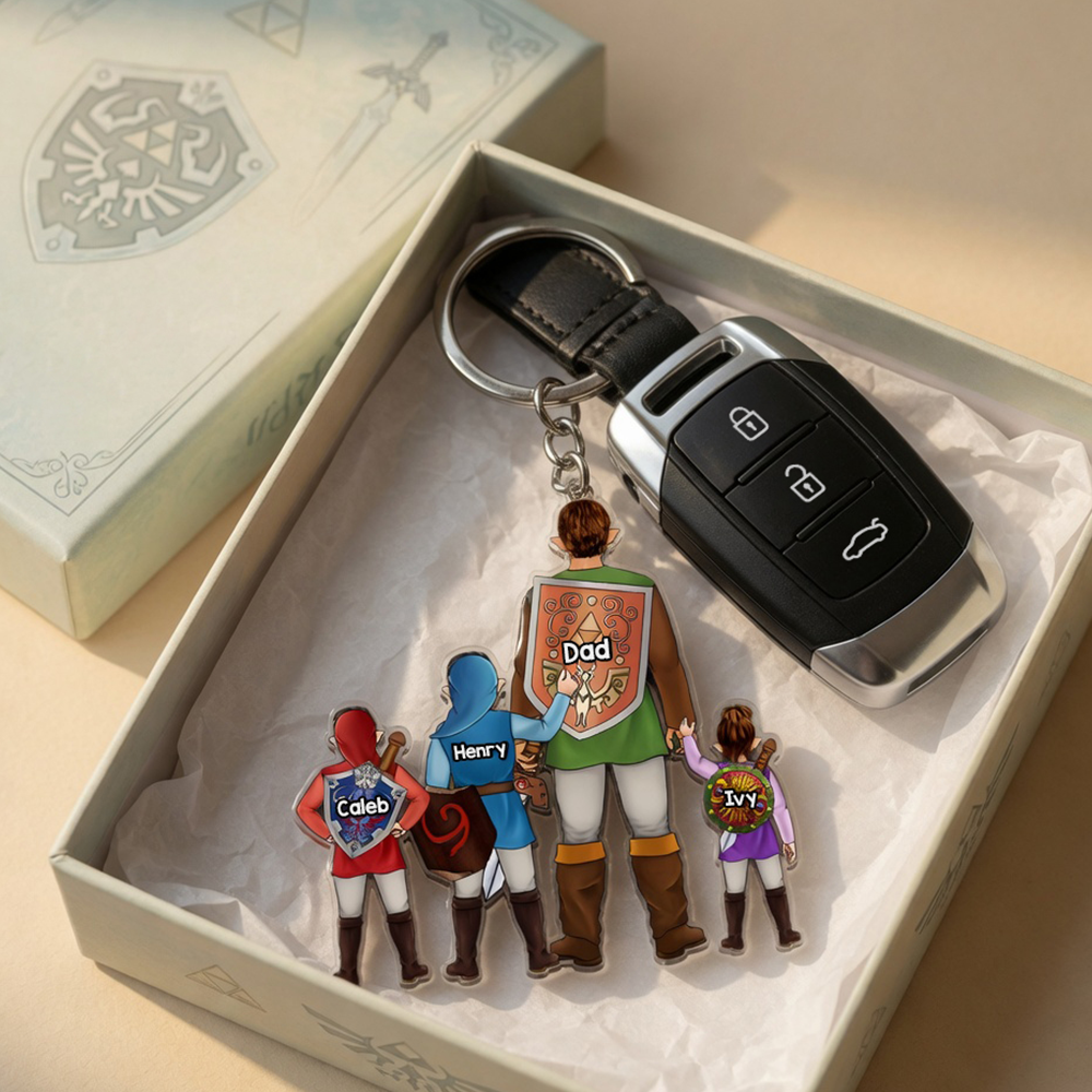 Epic Adventure Dad Keychain - Personalized Gifts For Dad 03qhhu080526-Homacus