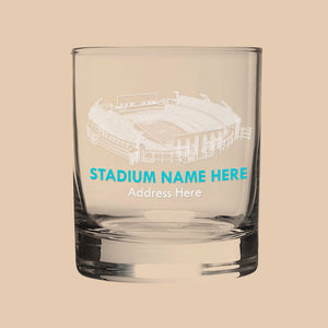 Personalized Gifts For American Football Fan Whiskey Glass, Football Stadiums & Fields 04qhti271124-Homacus