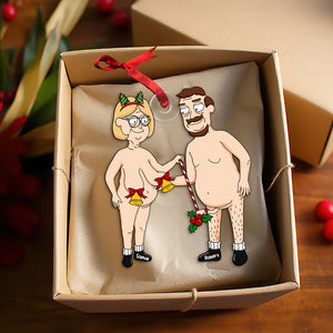 Personalized Christmas Gift For Couple Ornament Naughty Couple 063ACTI041124PA-Homacus