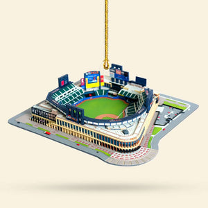 Baseball Field - Custom Stadium Ornament For Baseball Lover 011qhti051223-Homacus