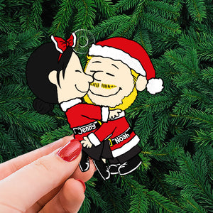 Personalized Gifts For Couple Christmas Ornament Cute Couple 01ACAC091124-Homacus