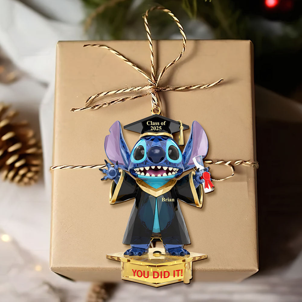 Cute Monster Graduation Ornament - Personalized Gifts For Graduates 03nati131025-Homacus