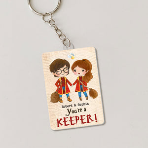 Personalized Gifts For Couple Keychain 02HUTI260724-Homacus