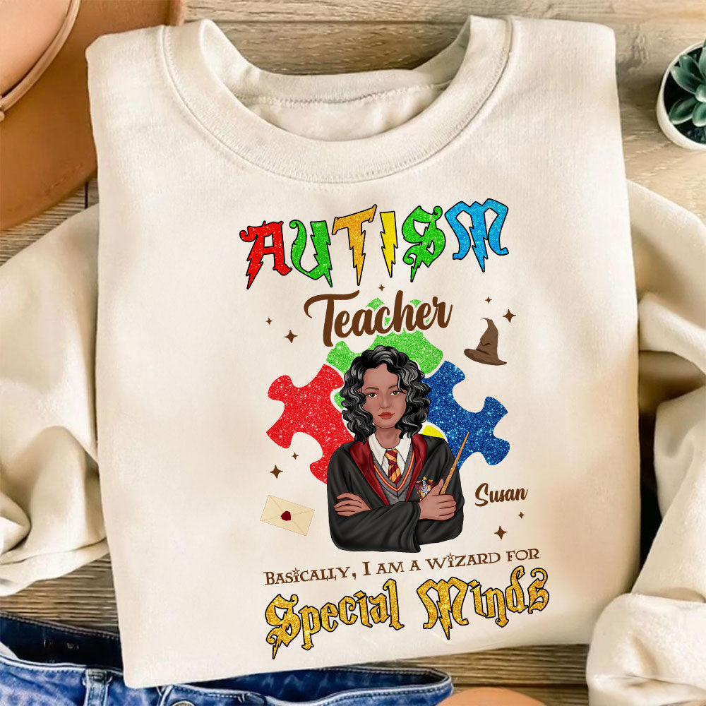 Personalized Gifts For Autism Teacher Shirt 04ohti270225-Homacus
