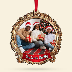 Custom Photo Gifts For Family Christmas Ornament 02huti310824-Homacus