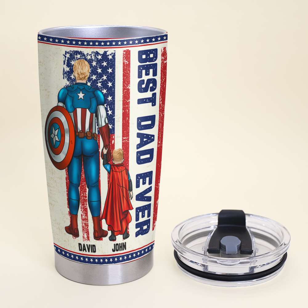 Super Daddy Family Gift 05NADT110423TM Personalized Family Tumbler-Homacus