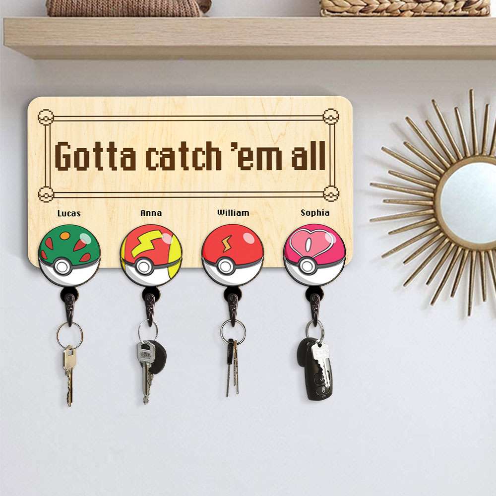 Personalized Gifts For Family Wood Key Hanger 06ohti310524-Homacus