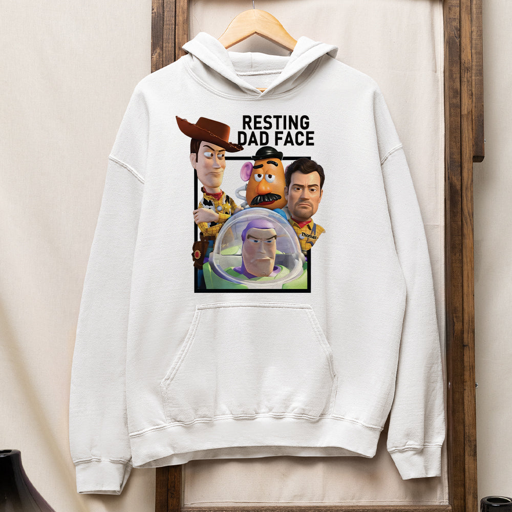 Fun Custom Photo Resting Dad Face Shirt, Personalized Gifts For Dad 01qhti180426-Homacus