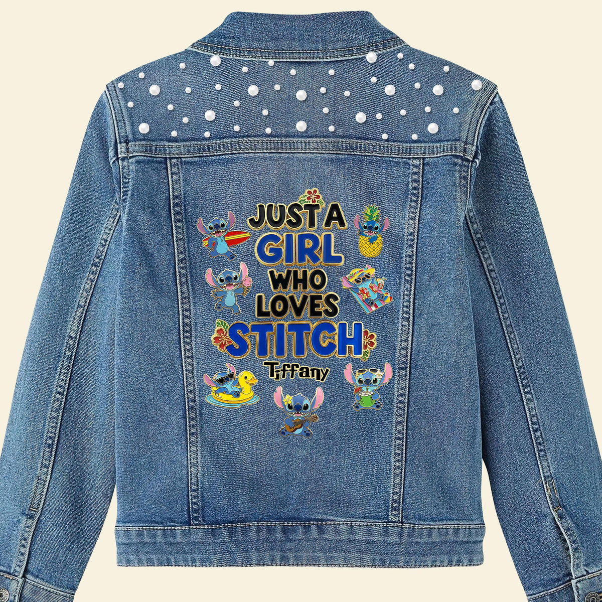 Blue Monster Denim Jacket - Personalized Gifts For Movie Lovers 05nati030625-Homacus