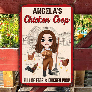 Chicken Coop Sign - Personalized Metal Sign 03NATI180225HH-Homacus