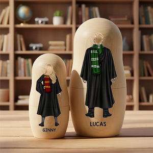 Fantasy School Family Nesting Dolls - Personalized Gifts For Family Wooden Nesting Dolls 05QHHU090426TM-Homacus