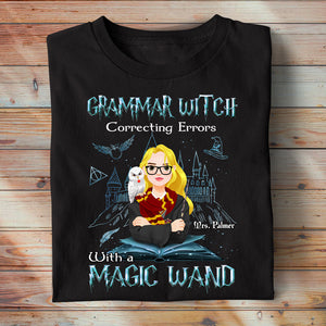 Personalized Gifts For Teacher, Magical Grammar Witch 03QHTI280824PA-Homacus