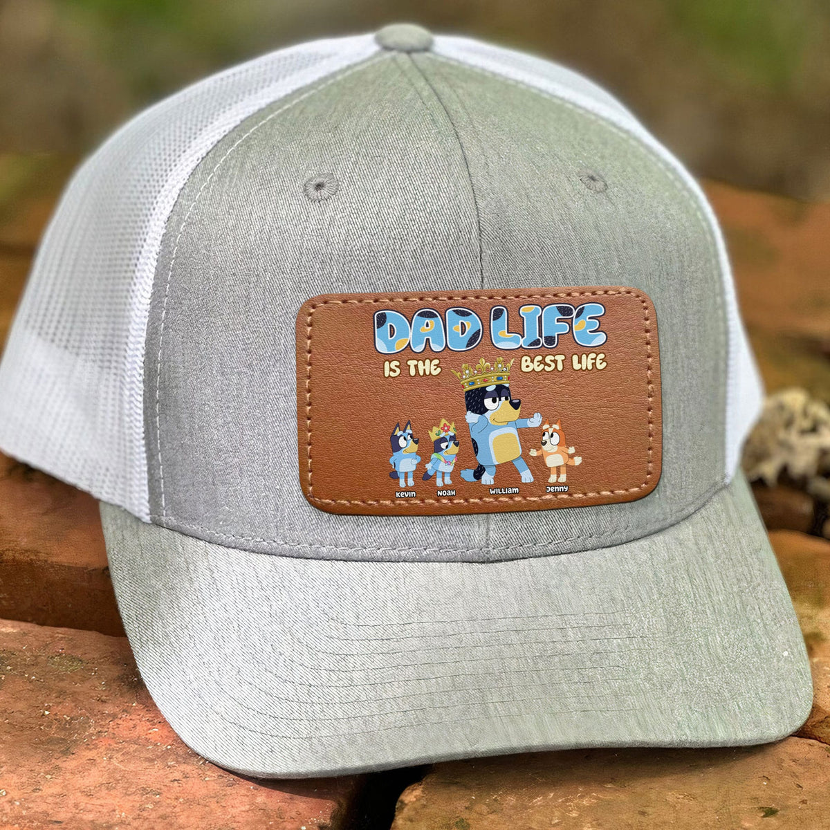 Dog Dad Trucker Hat - Personalized Gifts For Father 01KATI310524-Homacus