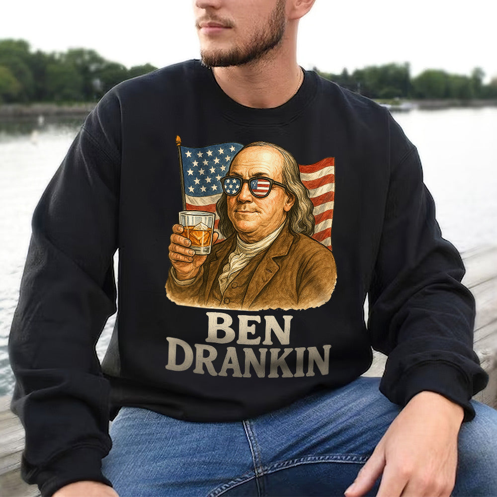 Funny American Drink Shirt - Personalized Gifts For 4th Of July 05huti100625-Homacus