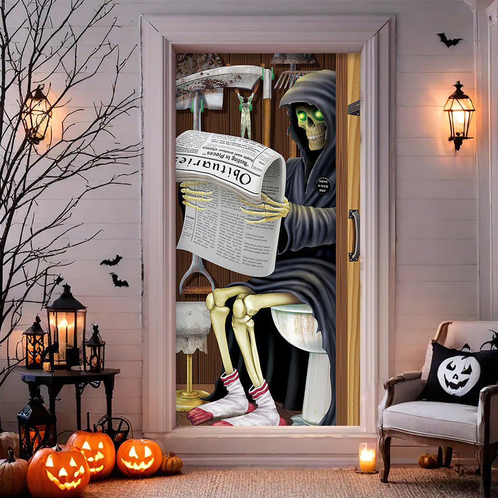 Funny Halloween Restroom Door Cover 04HUTI040924 Spooky Halloween Decor-Homacus