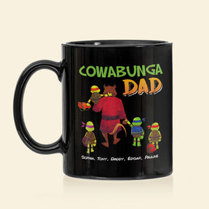 Personalized Gifts For Dad Coffee Mug Dad With Kids-Homacus