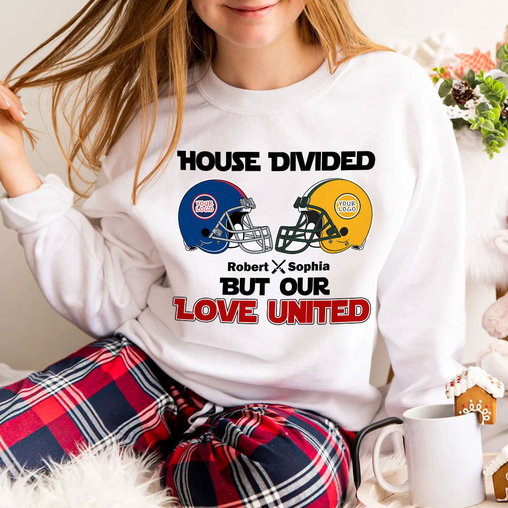 Custom Team Logo Gifts For Couple Shirt 02huti181023 American Football Team-Homacus