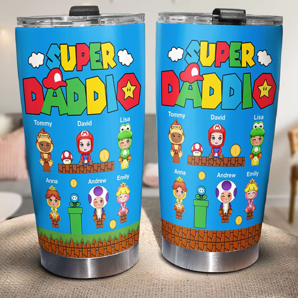 Super Dad Tumbler Cup - Personalized Gift For Father 7DTDT130523-Homacus