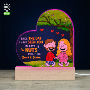 Personalized Gifts For Couple LED Light Since The Day I Have Seen You 04DNDT270223HH-Homacus