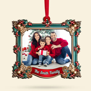 Custom Photo Gifts For Family Christmas Ornament 02huti310824-Homacus