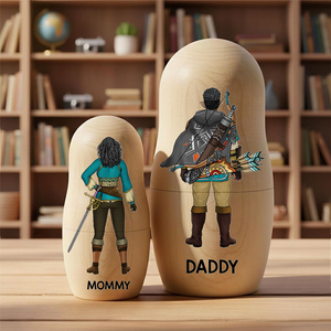 Adventure Family Nesting Dolls - Personalized Gifts For Family Wooden Nesting Dolls 02QHHU090426HG-Homacus