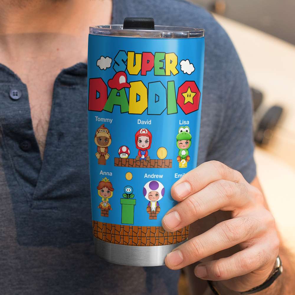 Super Dad Tumbler Cup - Personalized Gift For Father 7DTDT130523-Homacus