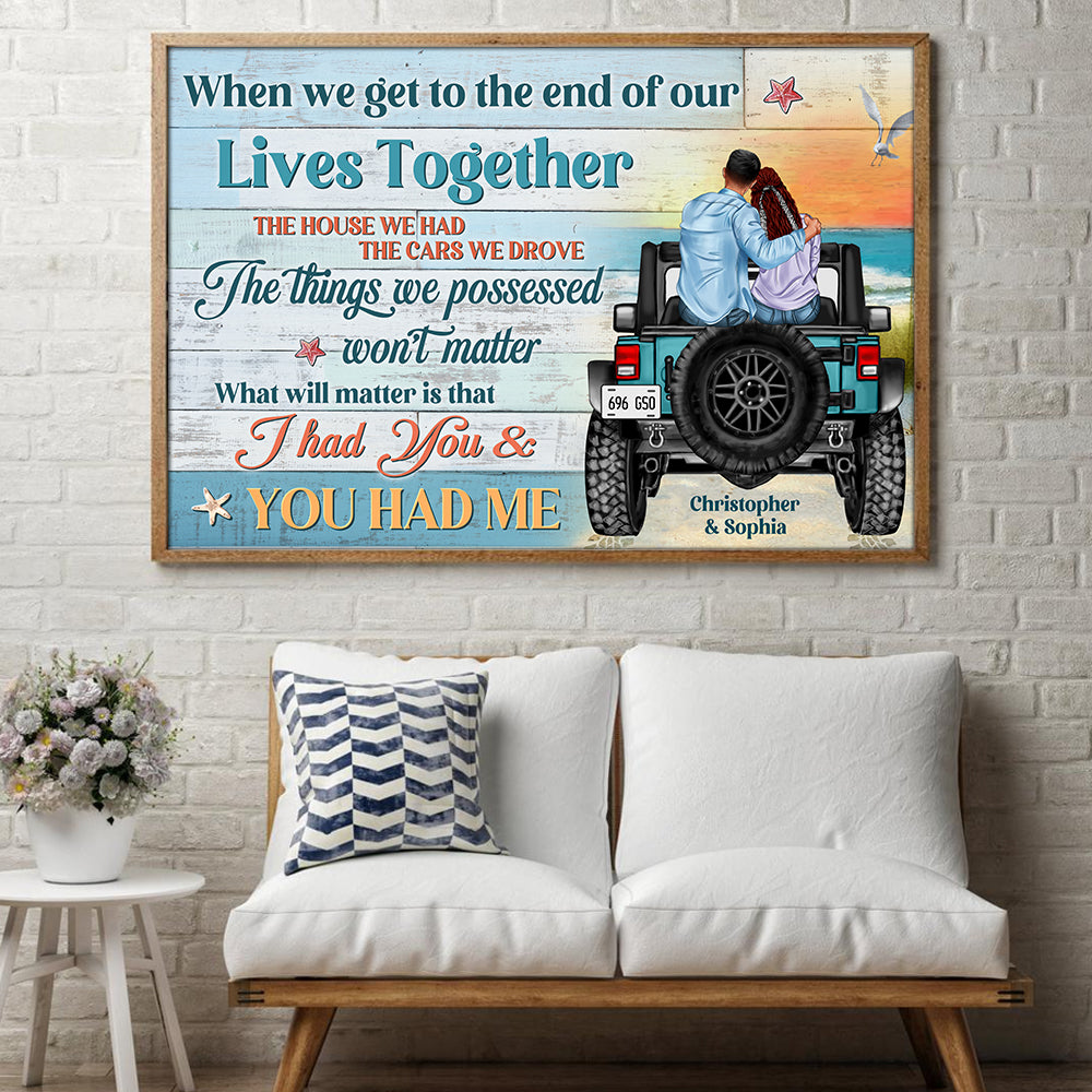 Personalized Gifts For Couple Canvas Print 01hudt040822tm-Homacus