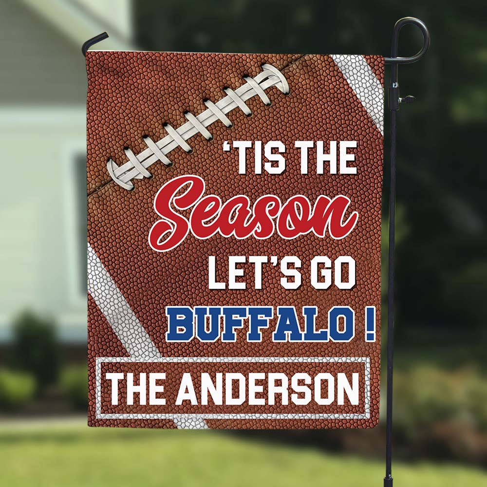 Custom Team Logo Gifts For Football Fan Garden Flag 04bhhi120123 The Football Family-Homacus