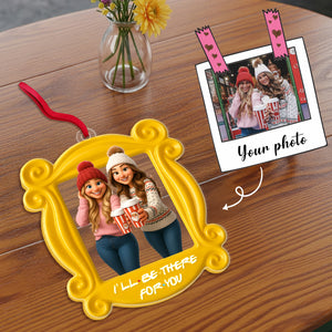 Custom Photo Bestie Ornament - Personalized Gifts For Friends Christmas Ornament 03PGMG110825-Homacus
