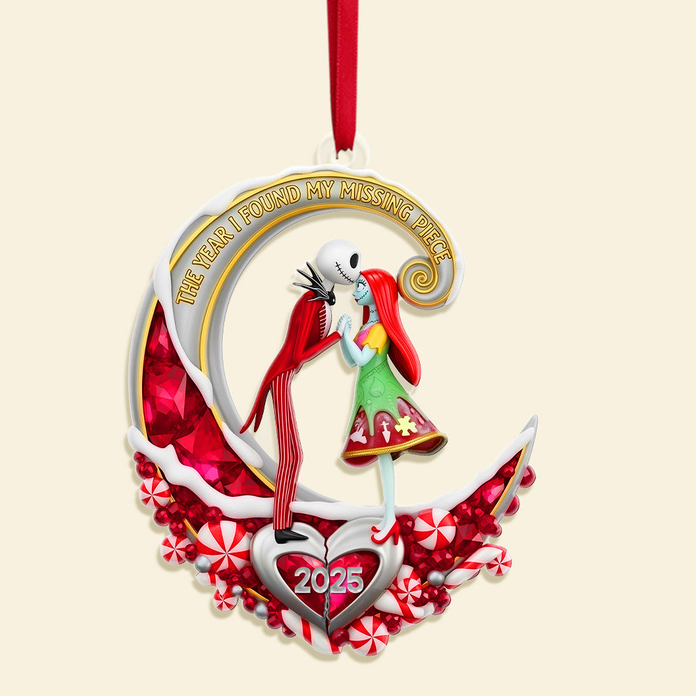 Personalized Gifts For Christmas, couple acrylic ornament 04tgmg150825-Homacus