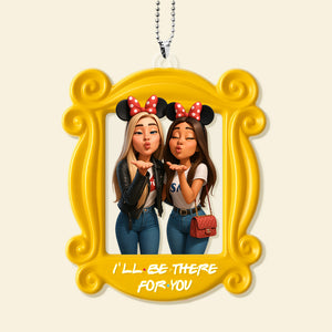 Custom Photo Bestie Ornament - Personalized Gifts For Friends Christmas Ornament 03PGMG110825-Homacus