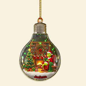 Personalized Gifts For Christmas, Book lover Ornament 01TOMG220825-Homacus
