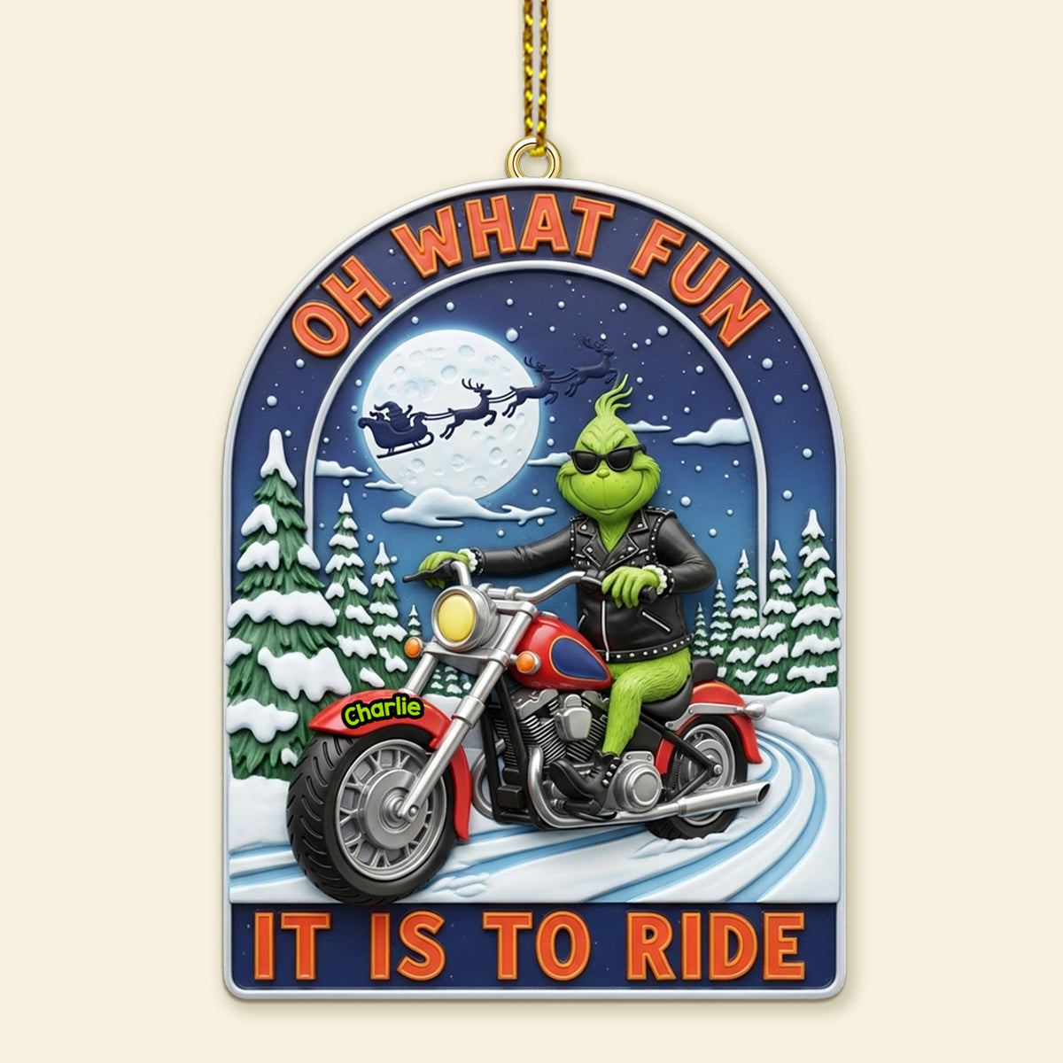 Personalized Gifts For Christmas Acrylic Ornament 02tomg300825-Homacus