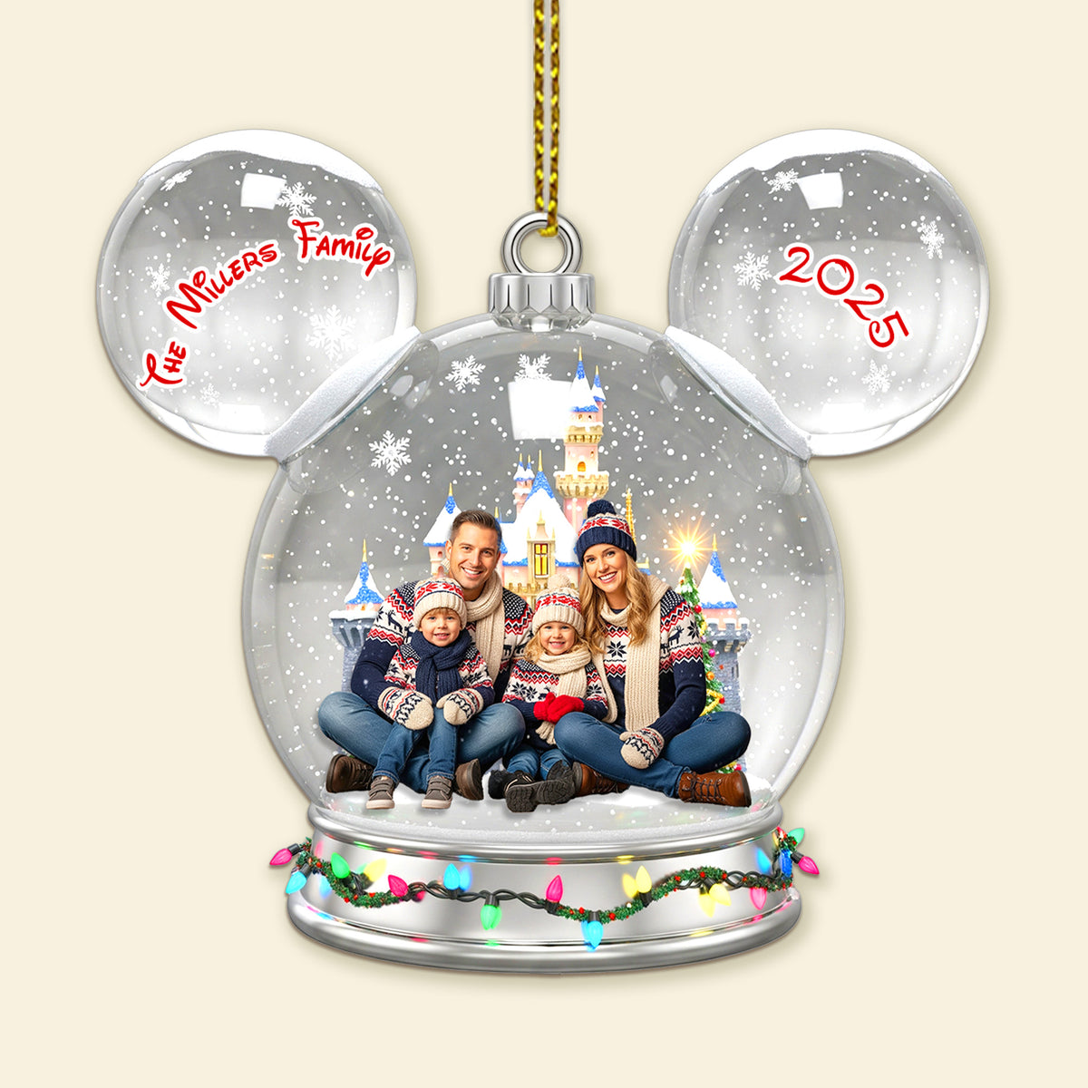 Personalized Gifts For Christmas Custom Photo Acrylic Ornament 03namg290825-Homacus